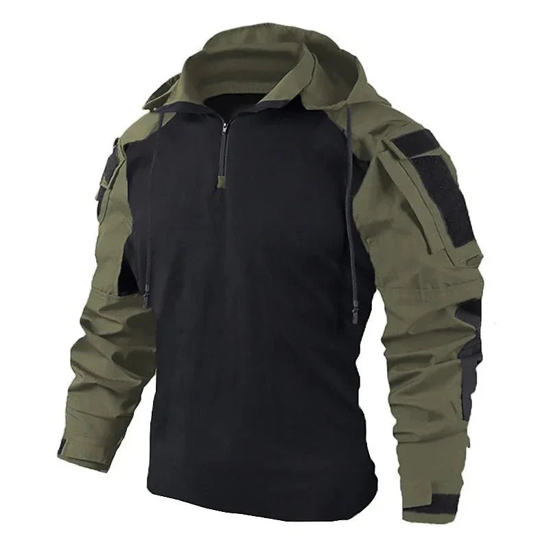 Tactical Camouflage Combat T-Shirt - Wear - Resistant Airsoft & Hunting Apparel - Quincelle.co