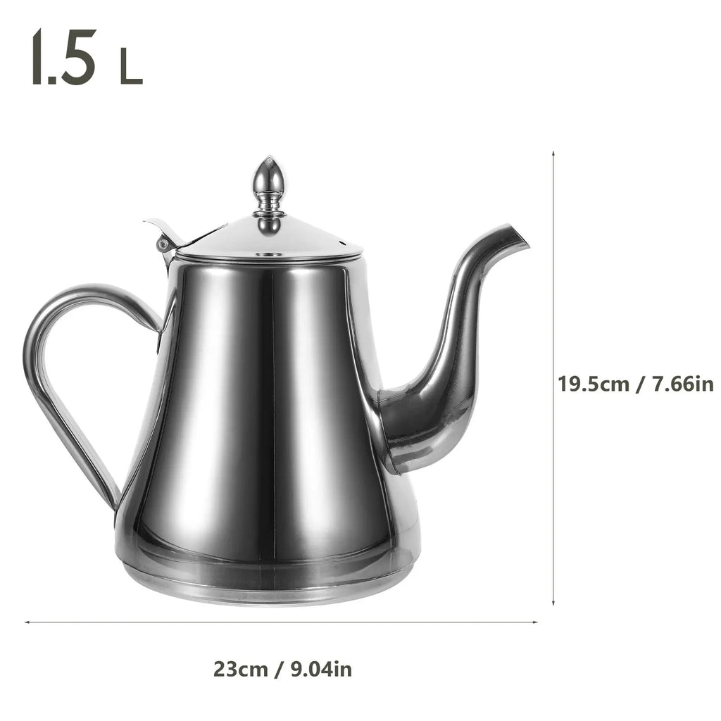 Precision Gooseneck Teapot – 2026 Brewing Specialist - 1.5L Induction Compatible - Quincelle.co