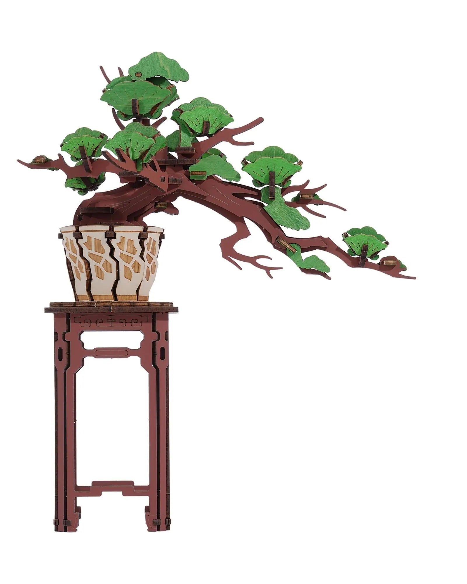 Rolife™ Eternal Bonsai Series | 3D Wooden Sakura & Evergreen Pine Puzzle Kit - Quincelle.co