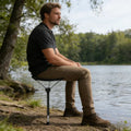 Portable Compact Folding Camping Chair – Ultralight Telescoping Seat Stick with Carry Bag 300 Lb Cap - Quincelle.co