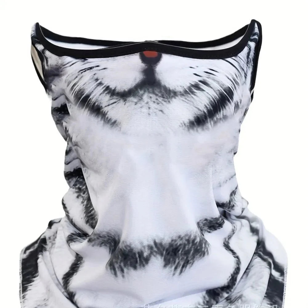 3D Cat Design Full Face Balaclava | Breathable Summer UV Sun Shield — View 9