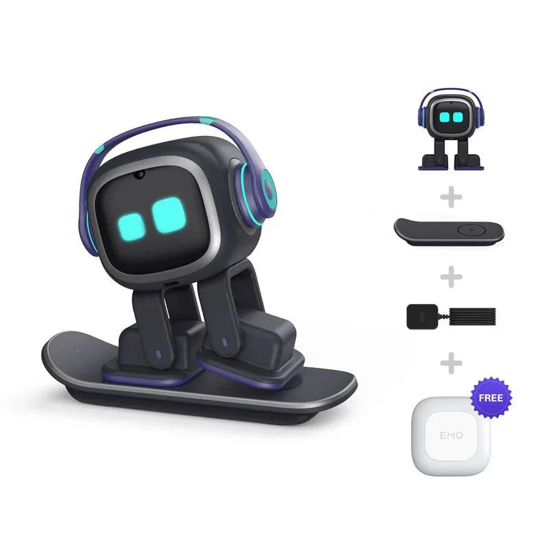 Emo AI Robot Pet Desktop Companion ChatGPT Voice Control 1000+ Expressio... — View 2