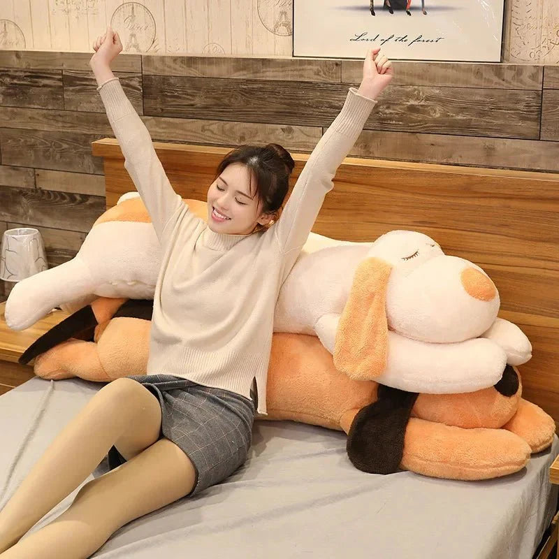 Giant Soft Dog Plush Pillow Doll – Long Sleep Companion & Stuffed Toy — View 5