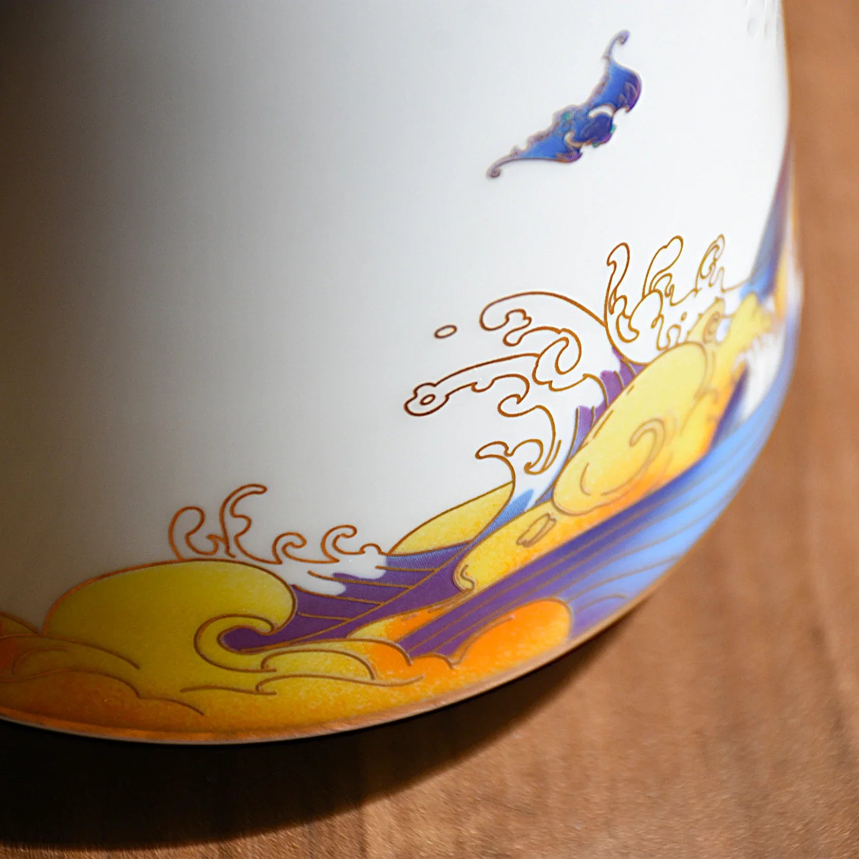 LIANHUA POTTERY Handcrafted Linglong Porcelain Mug with Tea Strainer - Quincelle.co