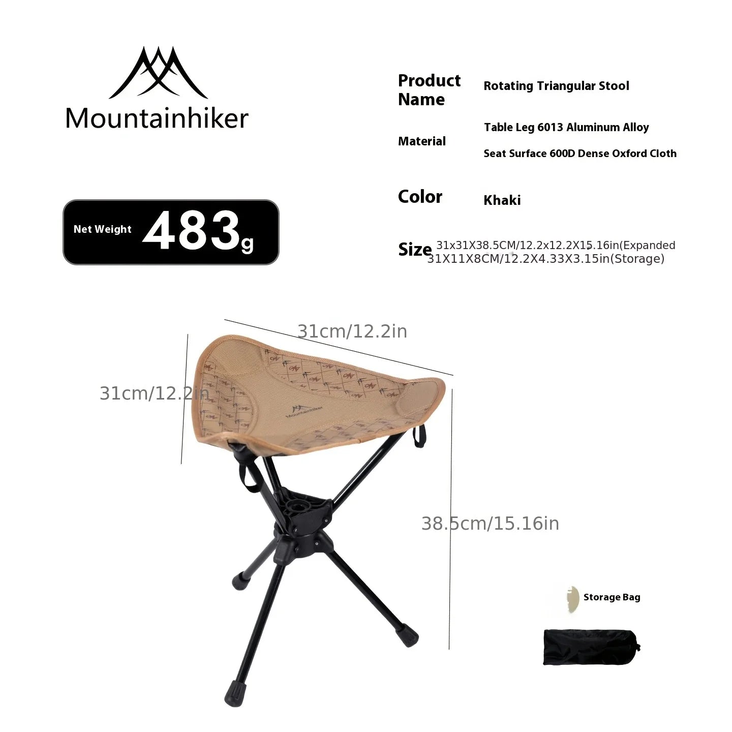 Compact Camping Chair Portable Folding Lightweight – Telescoping Seat Fo... — View 9