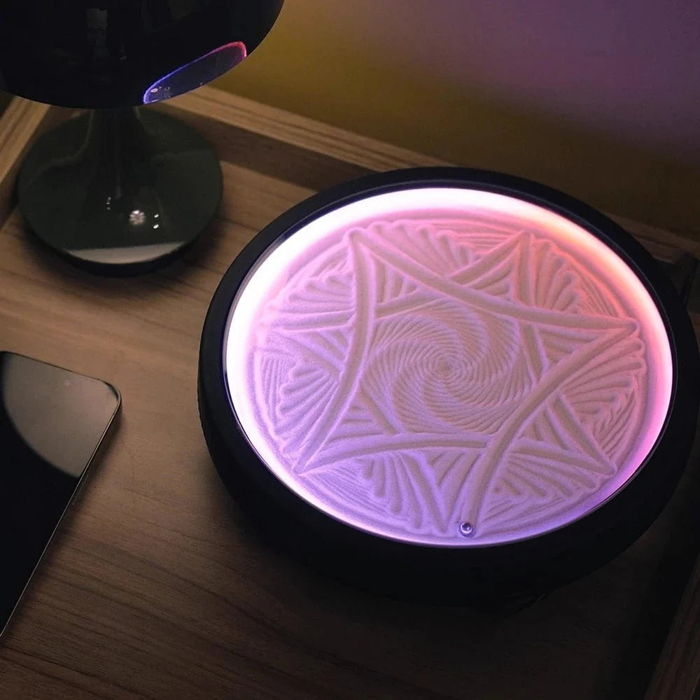 ZenSands Mini Desktop Sand Robot – Automatic Kinetic Sandscape - The Desktop "Infinite Zen" Machine - Quincelle.co