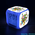 Anime Sonic Mario Bros Figure LED Alarm Clock 7-Color Touch Light Kids D... — View 22