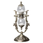Antique hourglass sand timer, full view