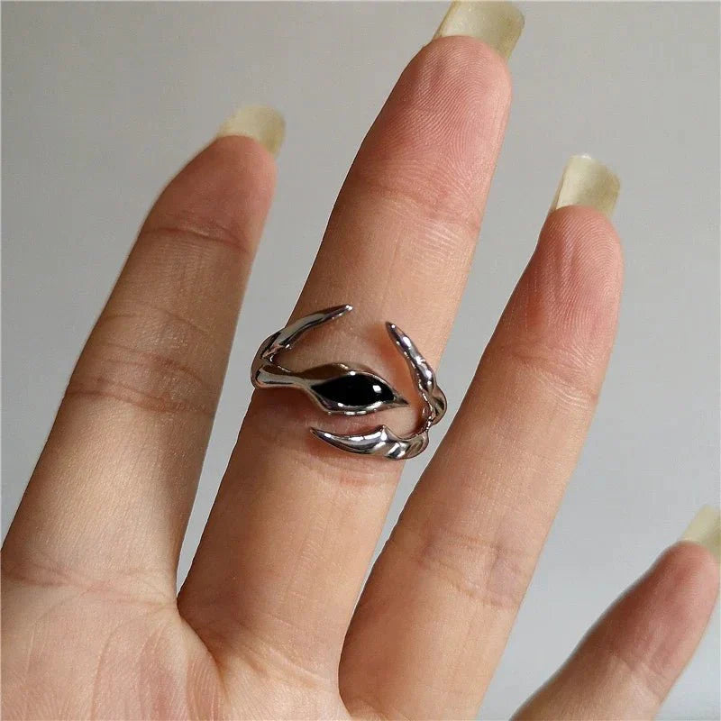 Quincelle™ Gothic Cross Ring | Punk Irregular Y2K Grunge Jewelry — View 10