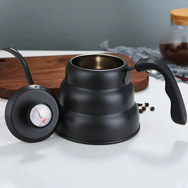 Professional Hand - Brewed Coffee Kettle with Thermometer l Hand Brewed Coffee Maker - Quincelle.co