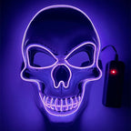 Halloween Movable Jaw Realistic Skull Mask - Best Full Head Latex Cospla... — View 3