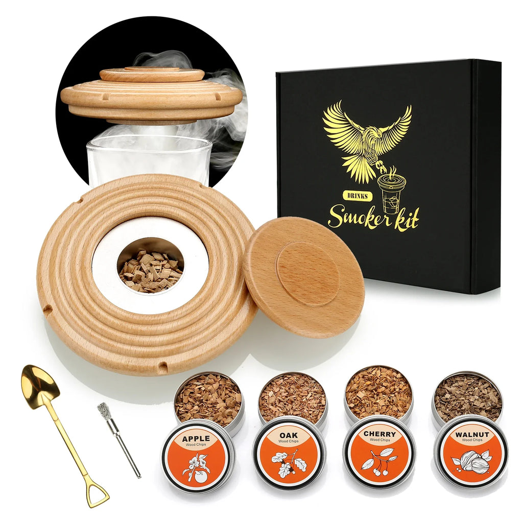 Cocktail Smoker Kit — Old Fashioned Whiskey Smoker Drinks Kit & Cocktail... — View 10