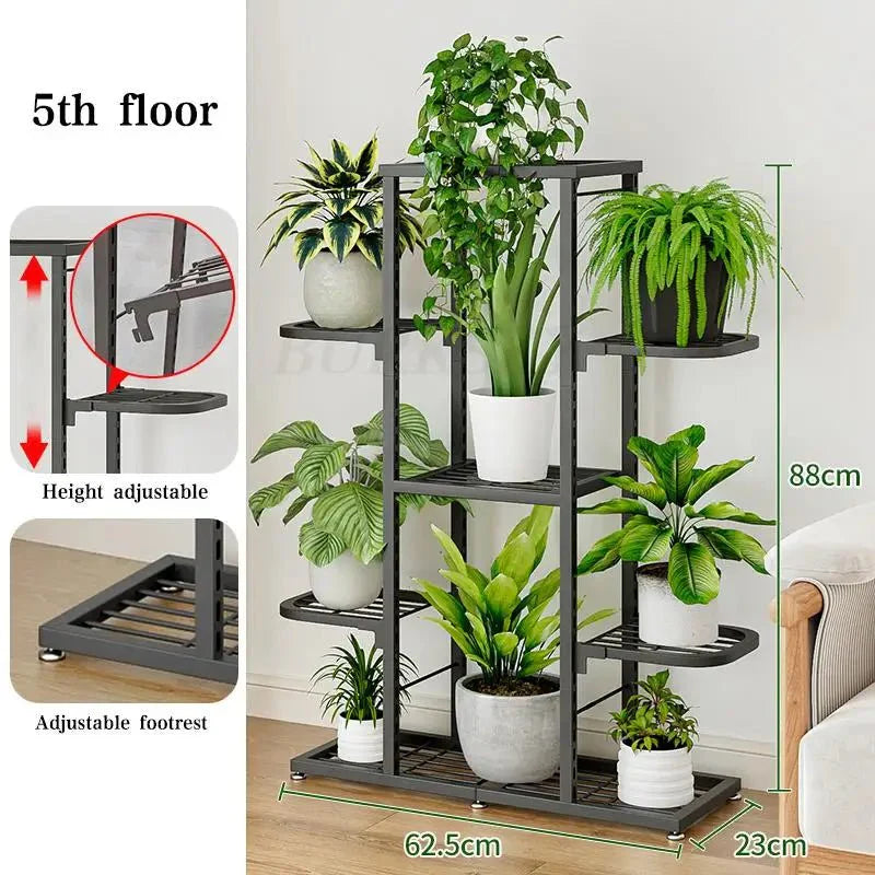 Professional Indoor/Outdoor Plant Stand – 5 - Tier & 7 - Tier Display Organizer - Quincelle.co