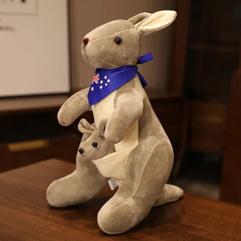 Cute Mother and Child Kangaroo Plush Toys: Kawaii Big Size Kangaroo Plushie — View 8