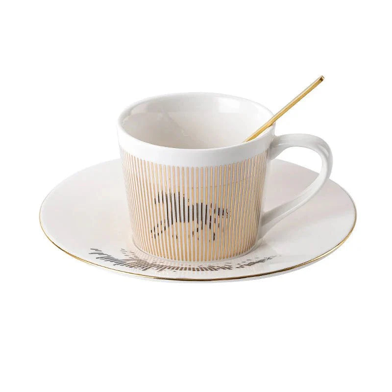 Luycho Anamorphic Mirror Reflection Cup | Locomotion Series Coffee & Tea Set - Quincelle.co