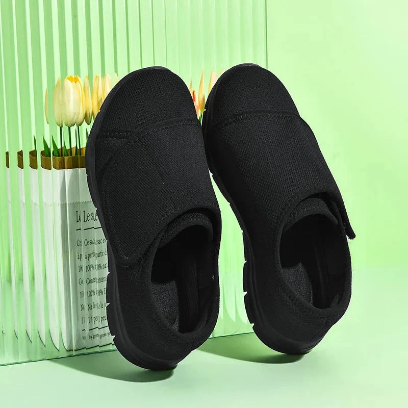 Women's Breathable Wide - Toe Walking Sneakers – Lightweight Non - Slip Cushioned Casual Shoes - Quincelle.co