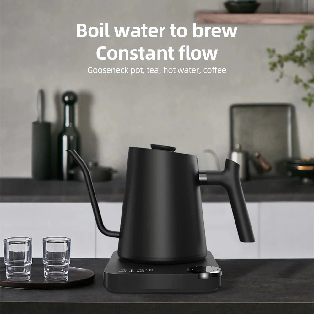Gooseneck Electric Temperature Control Stainless Steel Kettle 0.9L — View 3