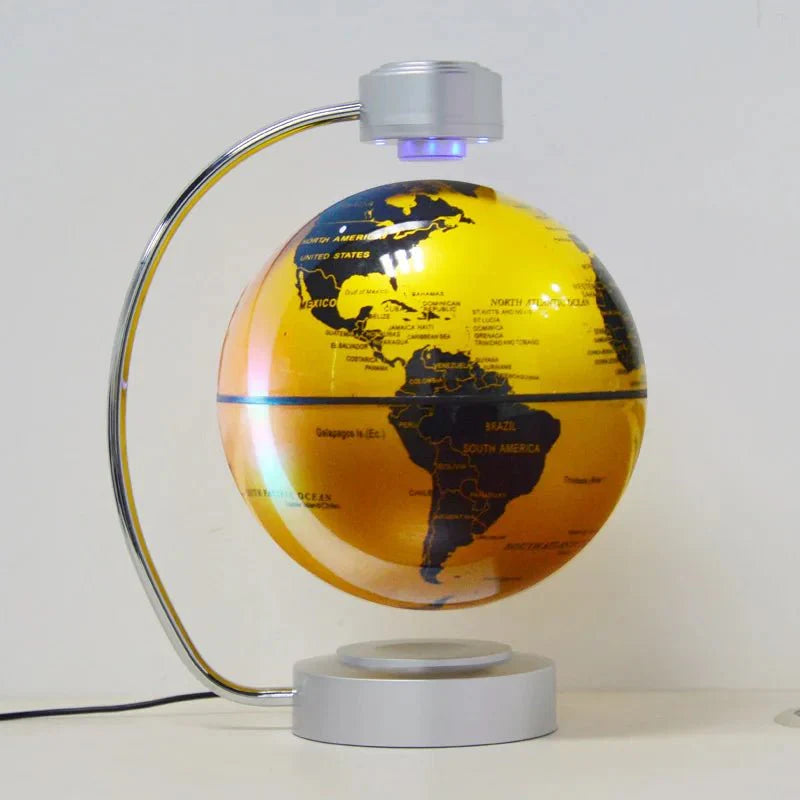 Levitating Globe 8" LED Luminous Floating World Map Globe Gift for Men Home Office - Quincelle.co