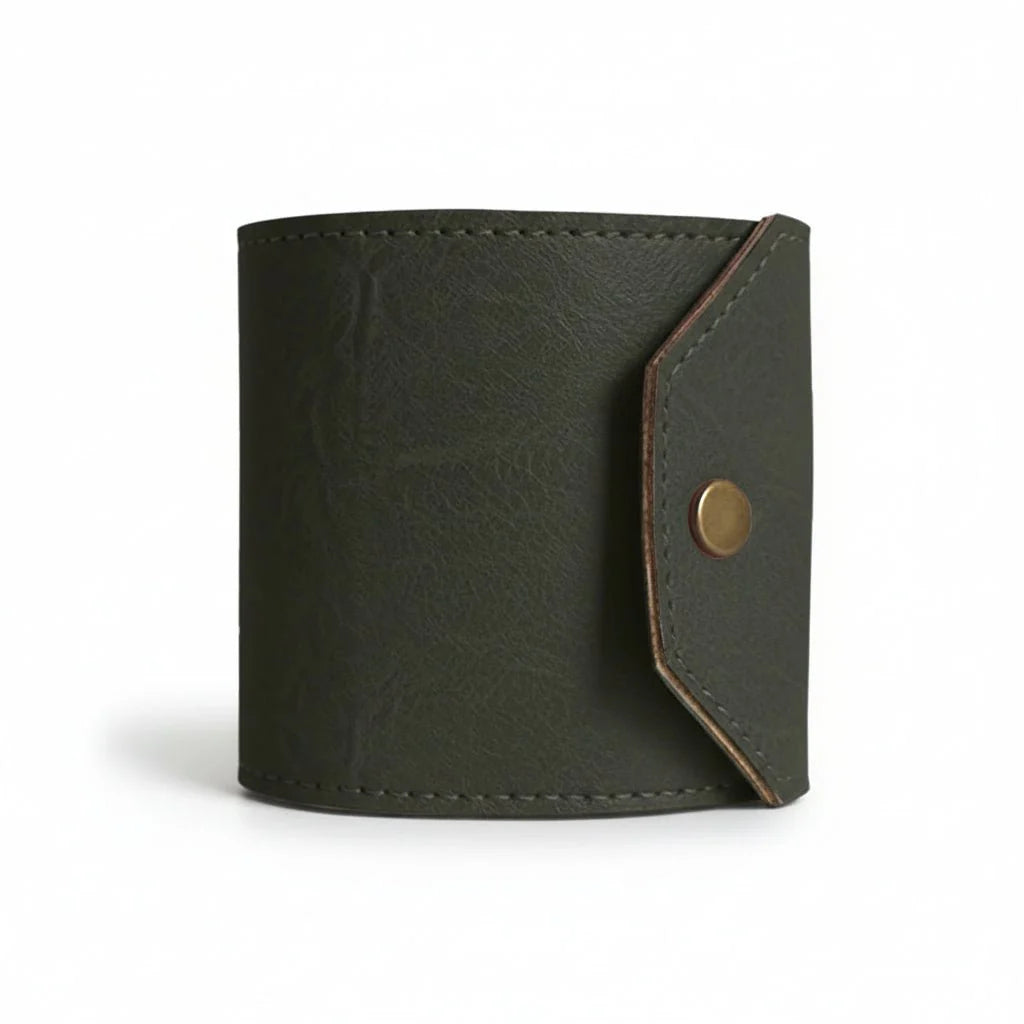 The Cash Wrap Leather Wallet – Luxury Compact Money Organizer & Fast Cash Access Holder - Quincelle.co