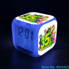 Anime Sonic Mario Bros Figure LED Alarm Clock 7-Color Touch Light Kids D... — View 27