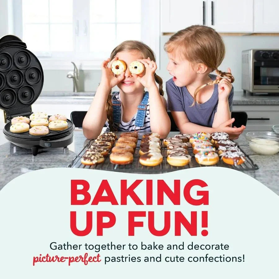 3-in-1 Mini Treat Maker System Donuts Cupcakes Heart Waffles Interchange... — View 3