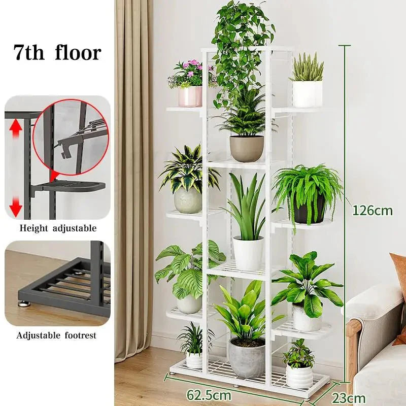 Professional Indoor/Outdoor Plant Stand – 5 - Tier & 7 - Tier Display Organizer - Quincelle.co