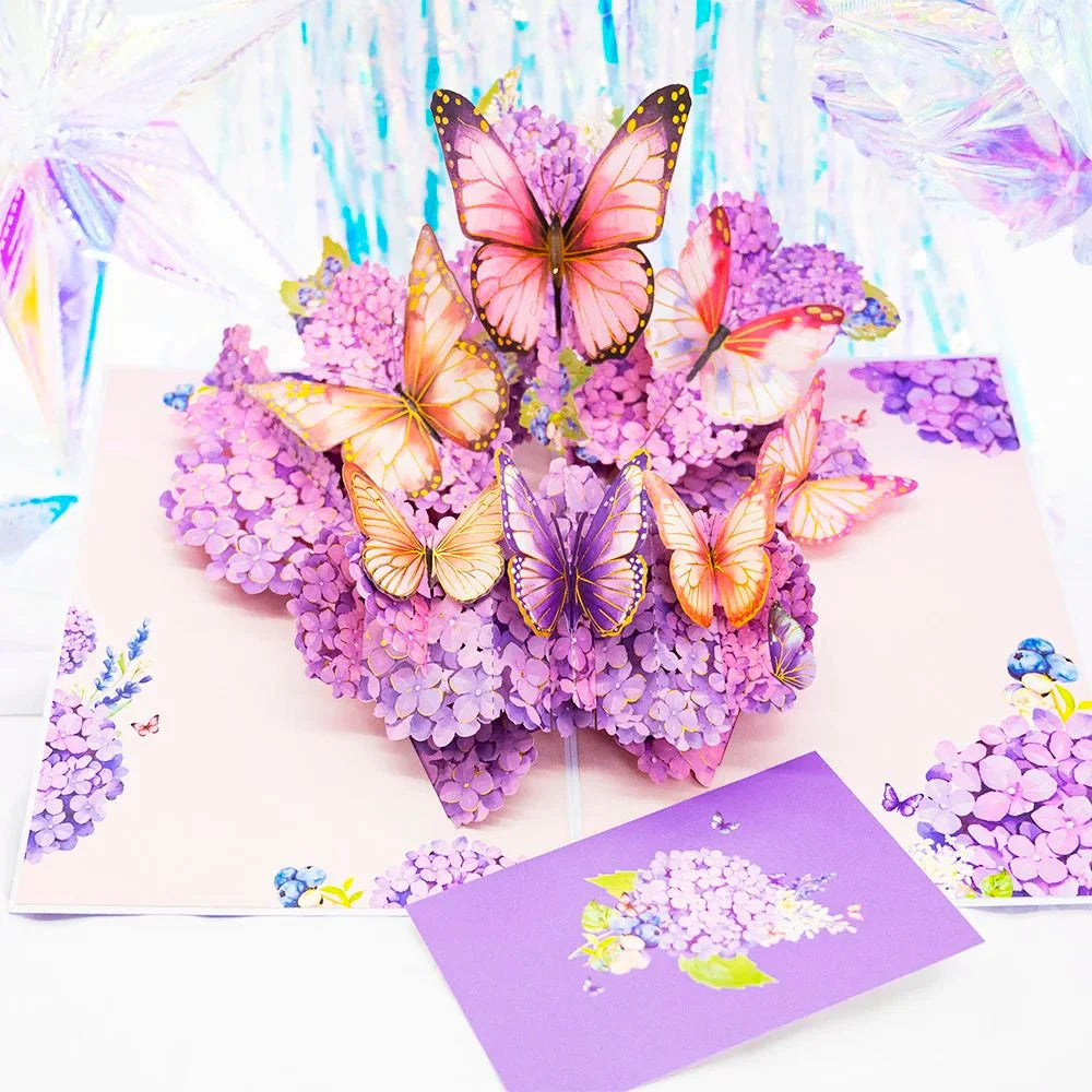 Thoughtful 3D Pop - Up Flower Bouquet Card - Forever Floral Greeting Set - Quincelle.co