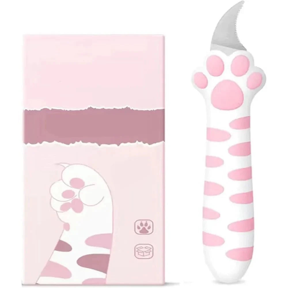 Cute Cat Paw Sharp Box Cutter: Mini Portable Cat Claw Utility Knife — View 9