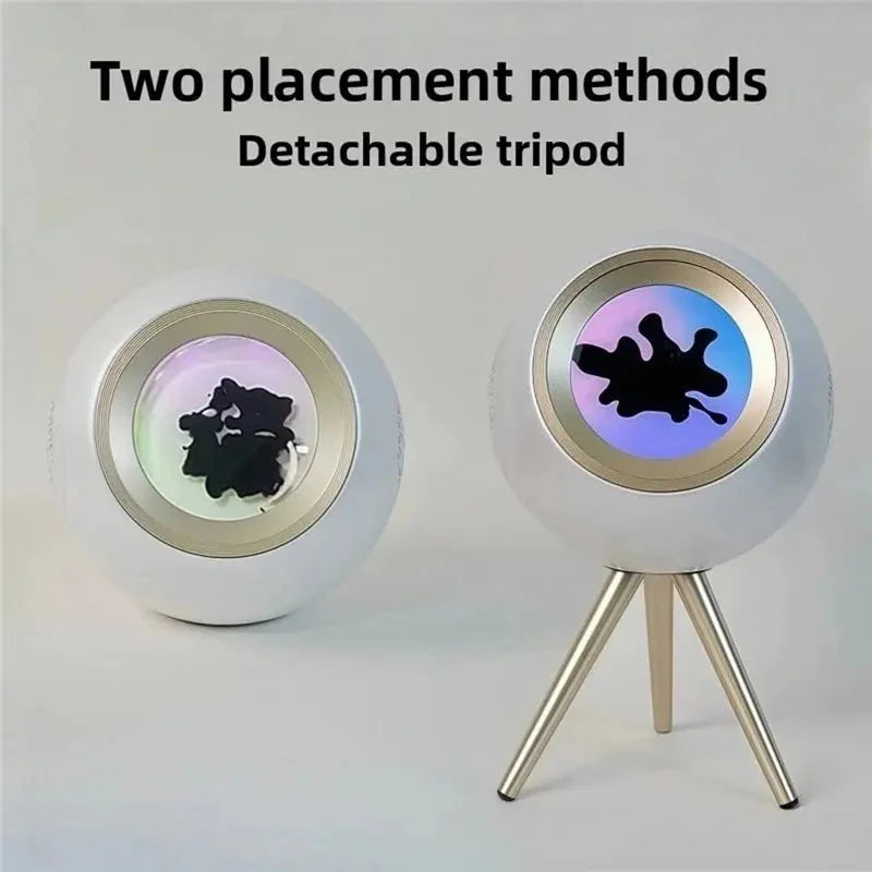 Bluetooth Speaker with Ferrofluid Music Rhythm Light, Magnetic Fluid Vis... — View 5