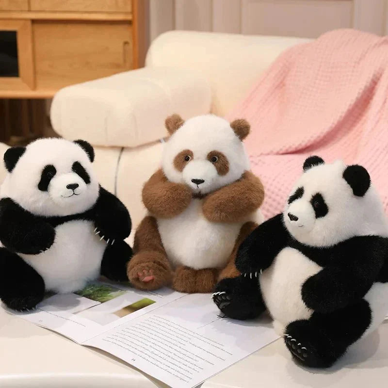 Cute Zoo Panda Plush Toy: 35cm Kawaii Stuffed Animal — View 5