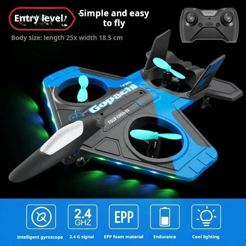 RC V17 Combat Aircraft 2.4G Remote Control Combat Aircraft Glider - Quincelle.co