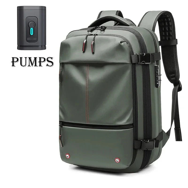 Quincelle 17-Inch Hybrid Compression Backpack | The Ultimate Space-Saver f... — View 9