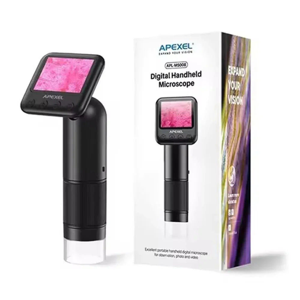 Premium Handheld 800X HD Digital Microscope with 2 Inch LCD Screen - Quincelle.co