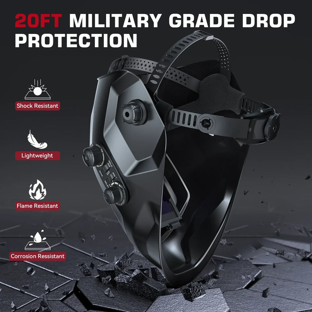 Welding Helmet - Best Large View True Color Auto - Darkening for Professionals - Quincelle.co
