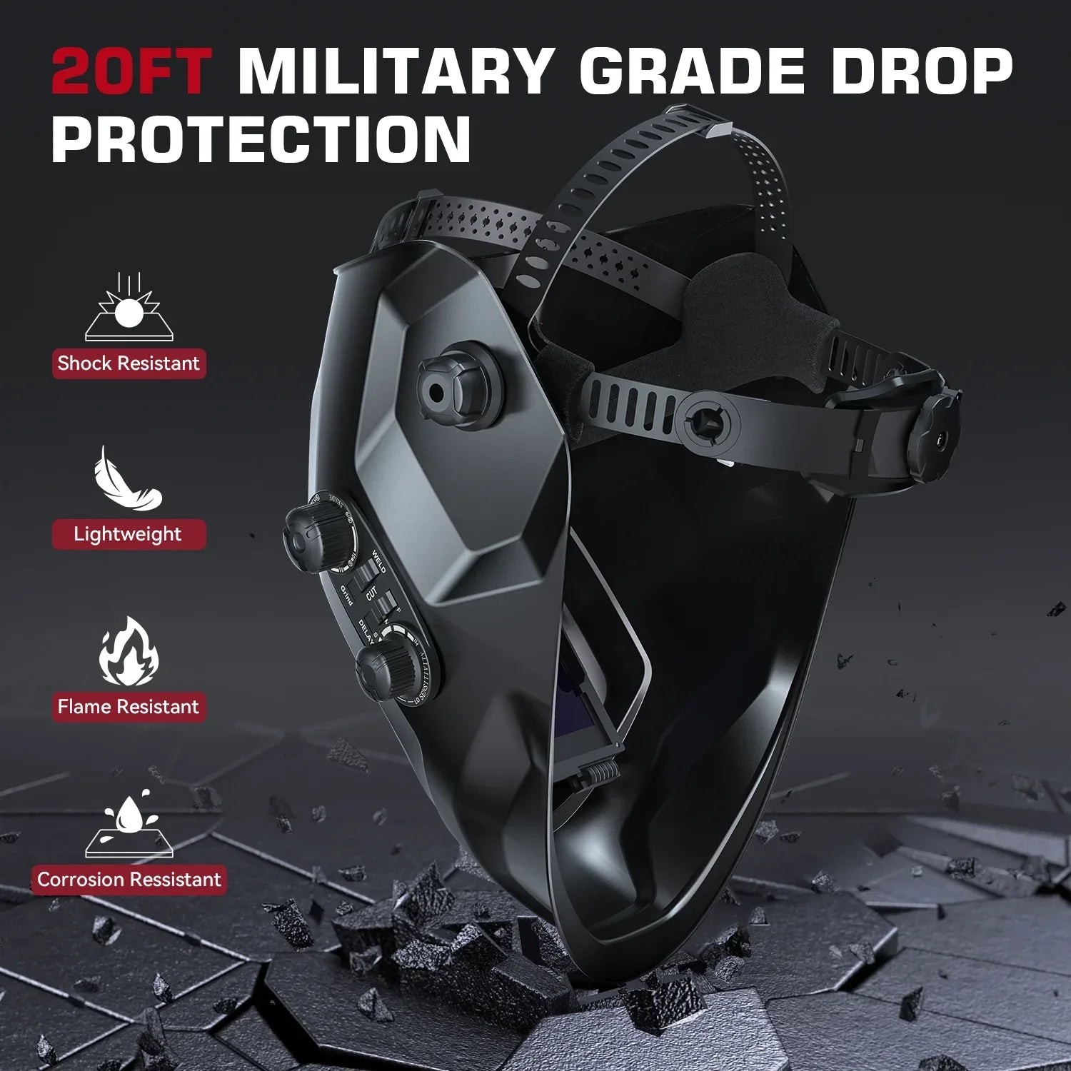 Welding Helmet - Best Large View True Color Auto - Darkening for Professionals - Quincelle.co