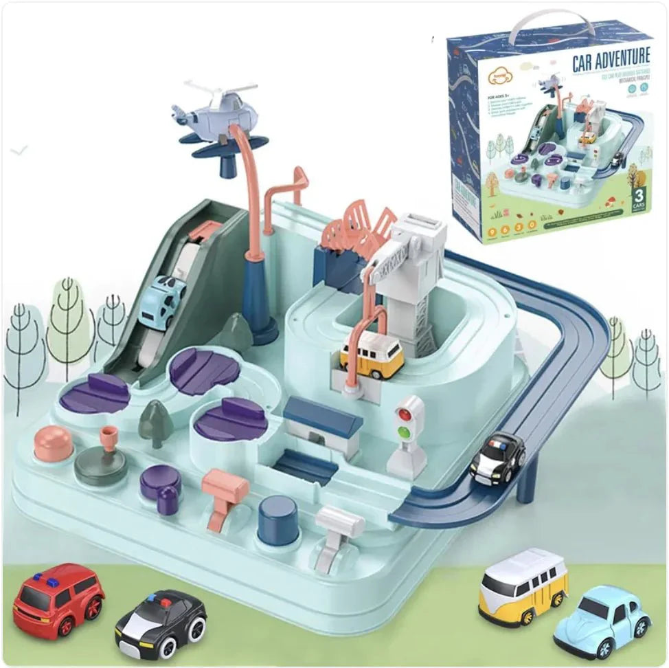 Children's Adventure Train Set Toy for Car Entrance — View 22