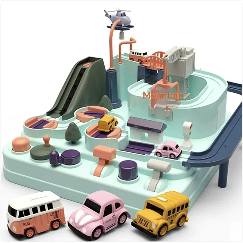 Children's Adventure Train Set Toy for Car Entrance — View 4