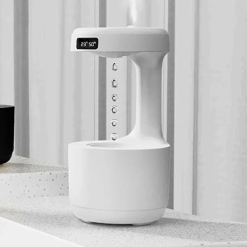 Anti-Gravity Reverse Flow Water-Drop Humidifier — View 2