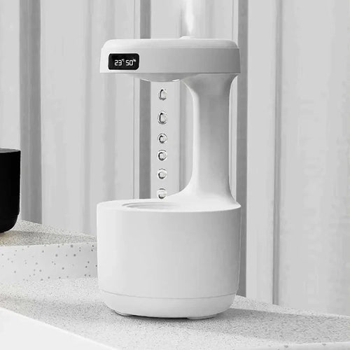 Anti-Gravity Reverse Flow Water-Drop Humidifier — View 2