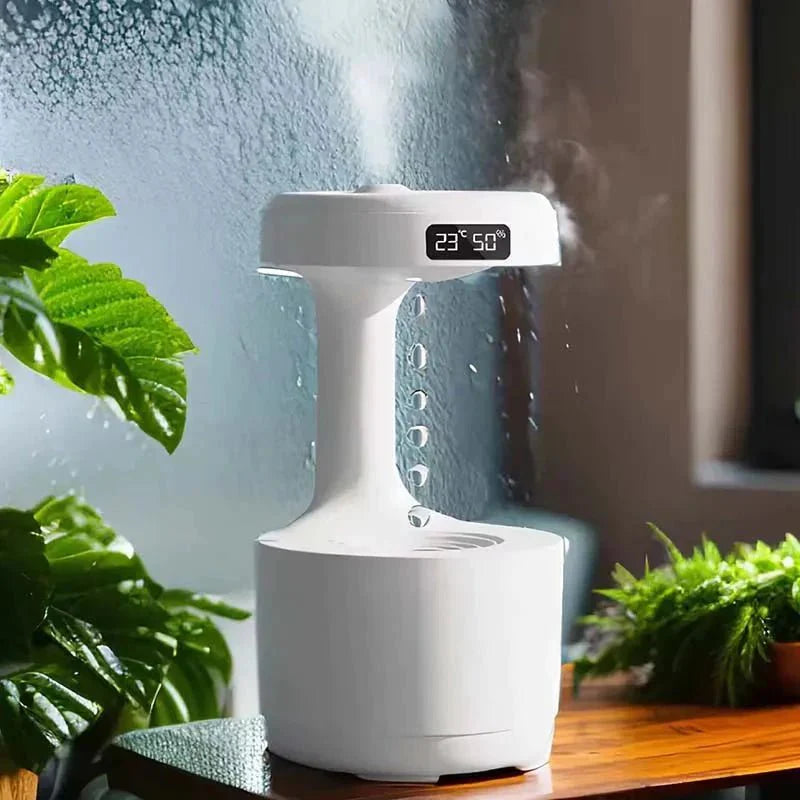 Anti-Gravity Reverse Flow Water-Drop Humidifier — Gift Idea