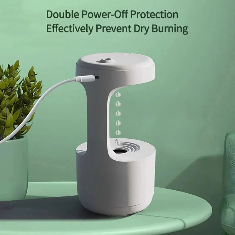 Anti-Gravity Reverse Flow Water-Drop Humidifier — View 5