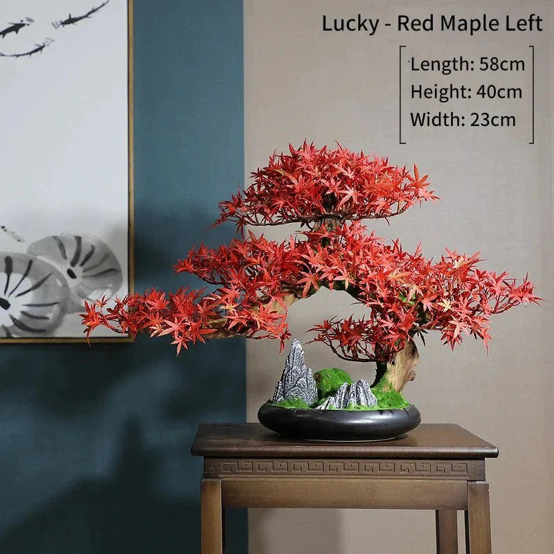 Artificial Bonsai Tree - Premium Immortal Welcoming Pine Home Decor — View 21