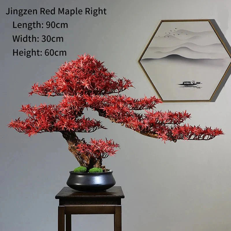 Artificial Bonsai Tree - Premium Immortal Welcoming Pine Home Decor — View 12
