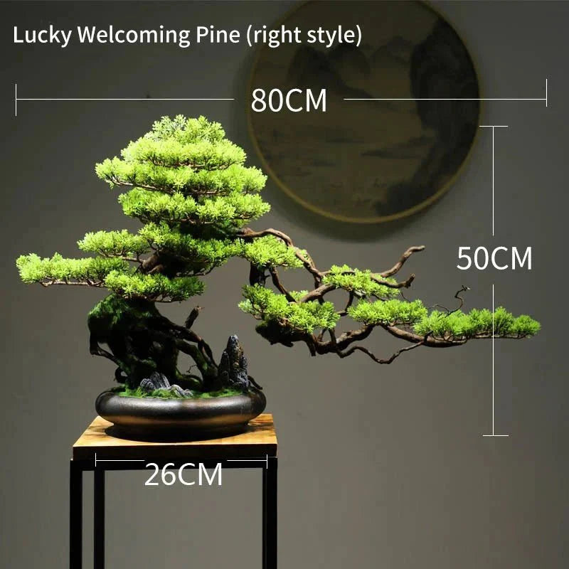 Artificial Bonsai Tree - Premium Immortal Welcoming Pine Home Decor — View 23