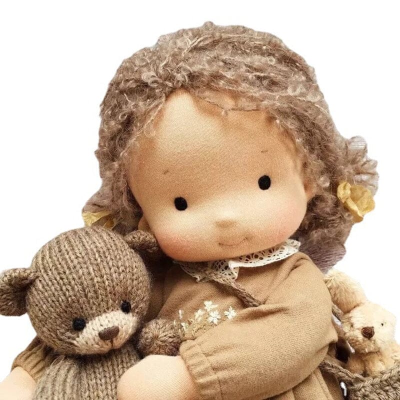 Quincelle Waldorf Doll Cotton-Filled Handmade Mini Dress-Up Doll DIY Gift... — View 11