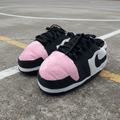Low Bubblegum Pink Sneaker Slippers – Quincelle, view 1