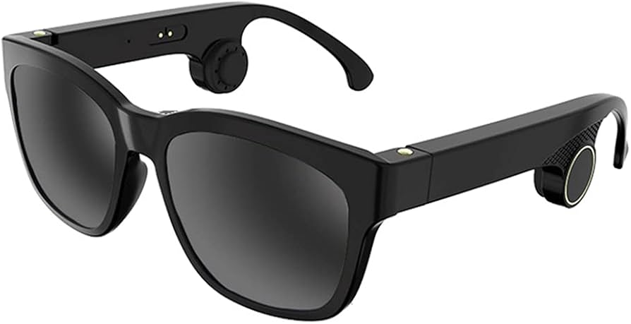 Bone Conduction Smart Audio Sunglasses Bluetooth 5.3, Open - Ear Wireless Headphones UV400 IPX6 Waterproof - Quincelle.co