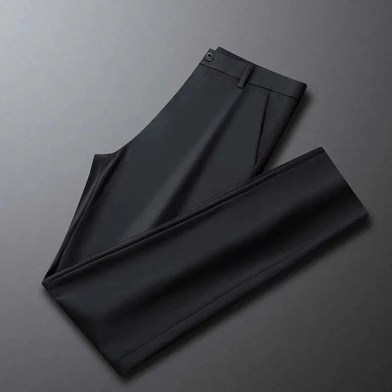 Men's Business Office Ice Silk Casual Pants - Quincelle.co