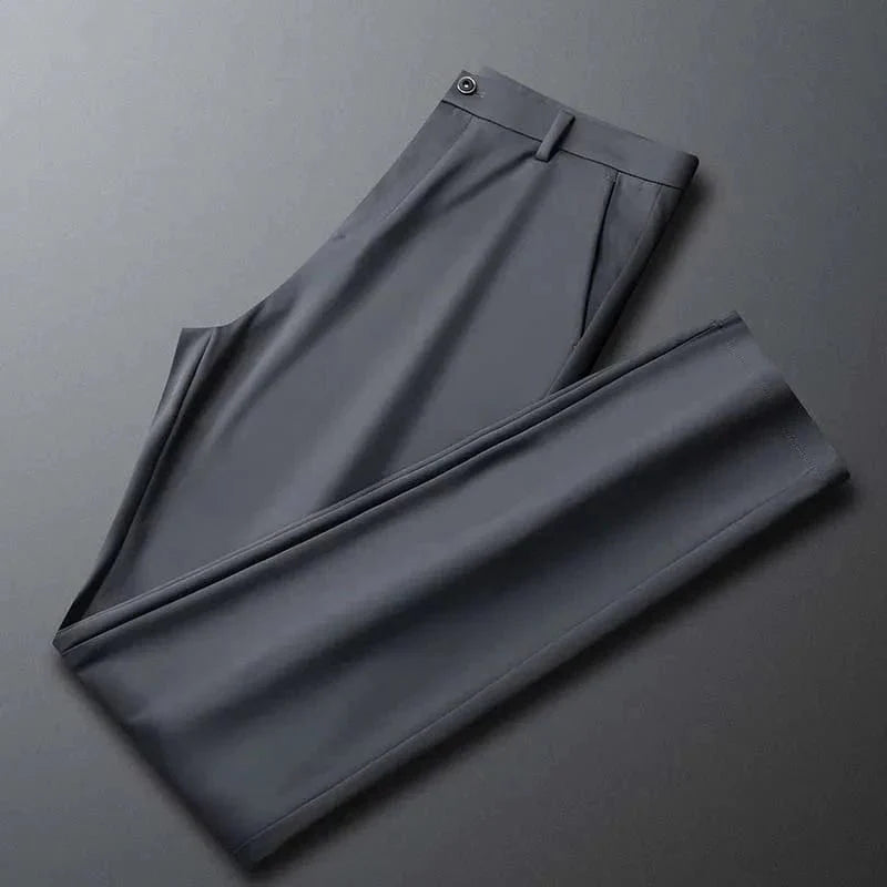 Men's Business Office Ice Silk Casual Pants - Quincelle.co