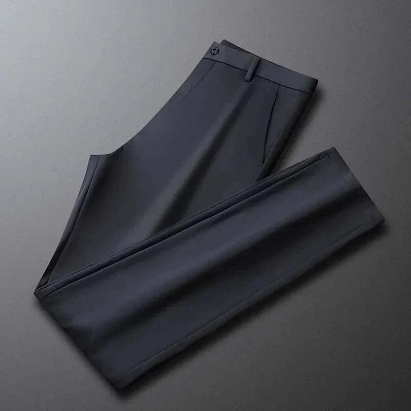 Men's Business Office Ice Silk Casual Pants - Quincelle.co